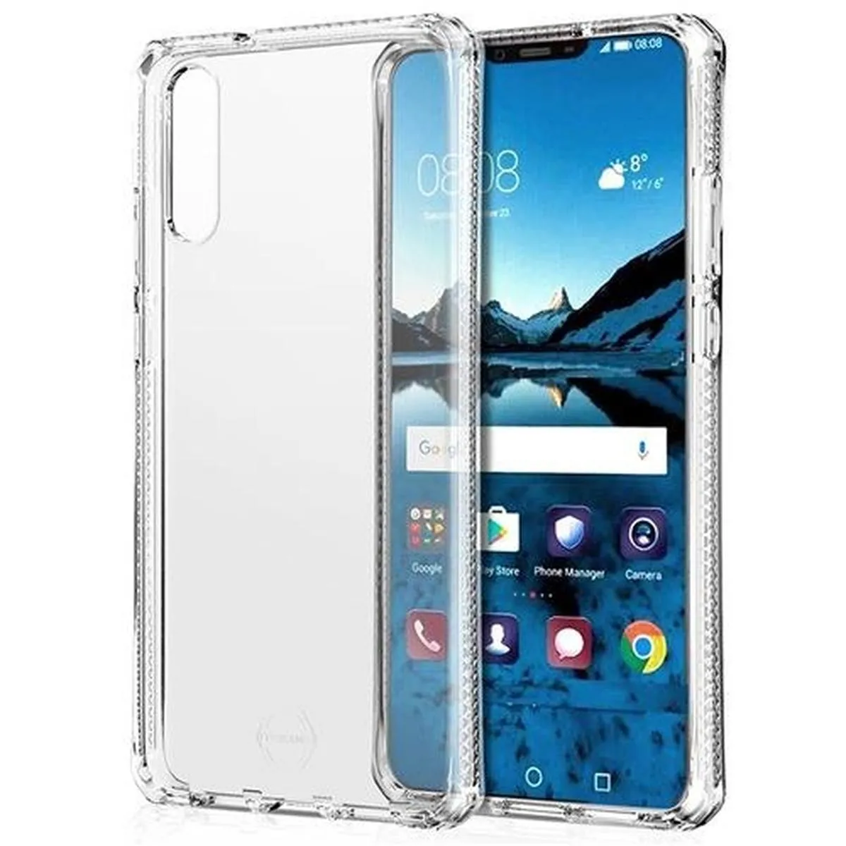 Itskins Coque Pour Huawei P20 Semi-Rigide Spectrum Transparent