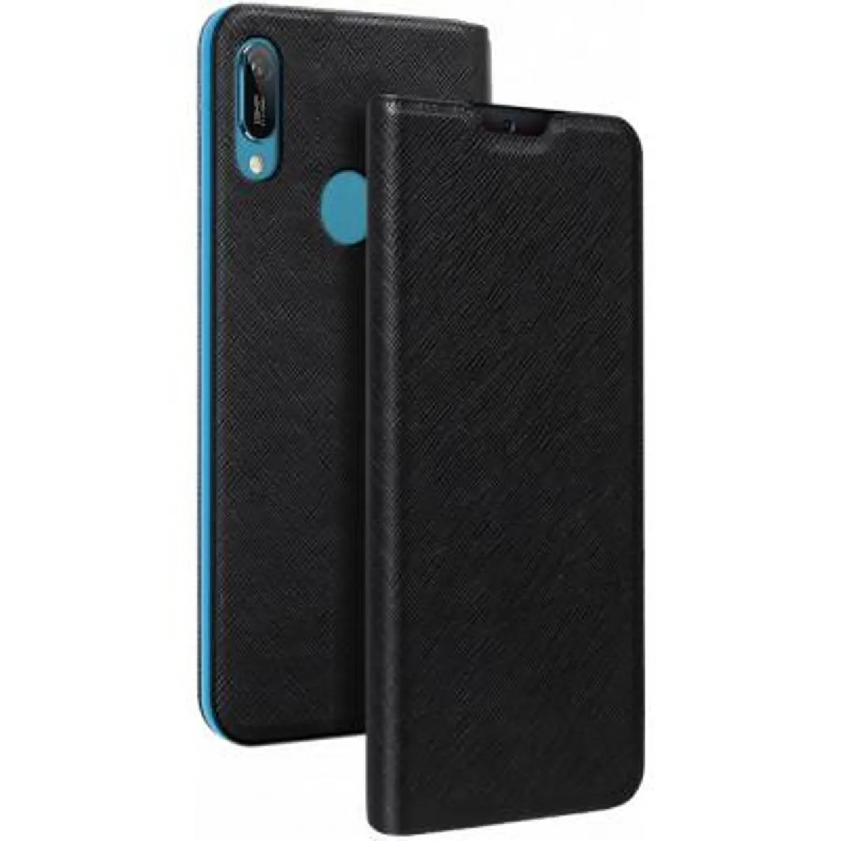 Bigben Noir Connected Étui De Protection Pour Huawei Y6s Folio