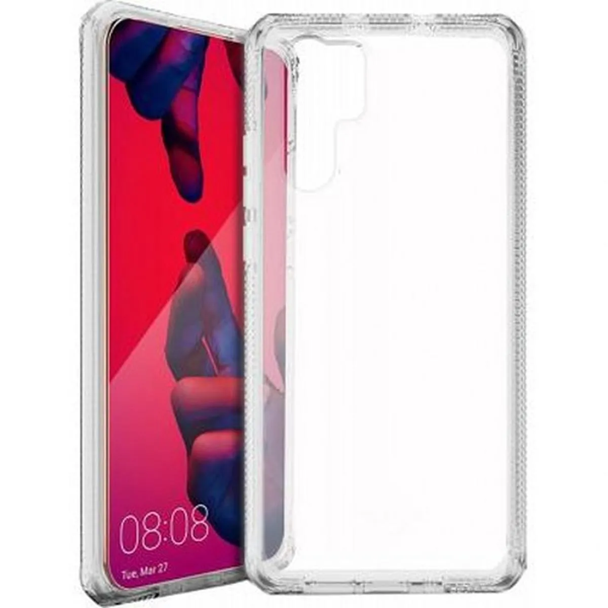 Itskins Coque Pour Huawei P30 Pro Semi-Rigide Spectrum Transparent