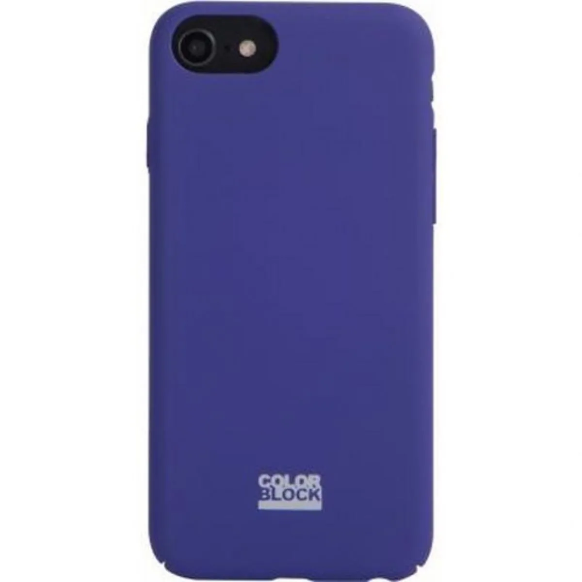 Colorblock Violet Coque Pour Iphone Se/8/7/6S/6 Rigide Soft Touch Color Block - Image 3