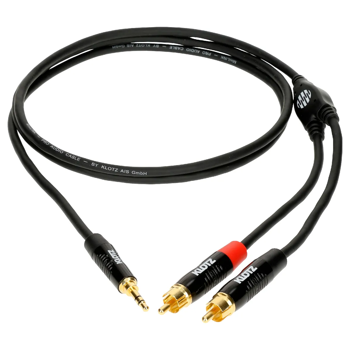 Klotz Noir Câble En Y Mini-Jack Trs Vers 2 Rca Mâles - 0,9 M