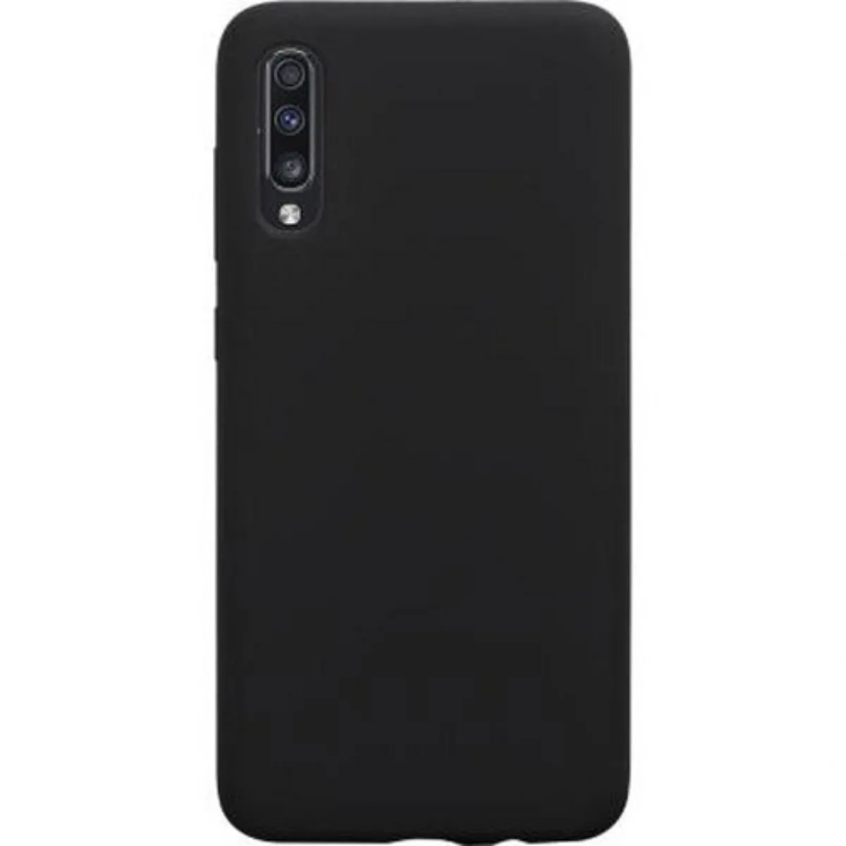Bigben Noir Connected Coque Pour Galaxy A70 Rigide En Silicone Soft Touch