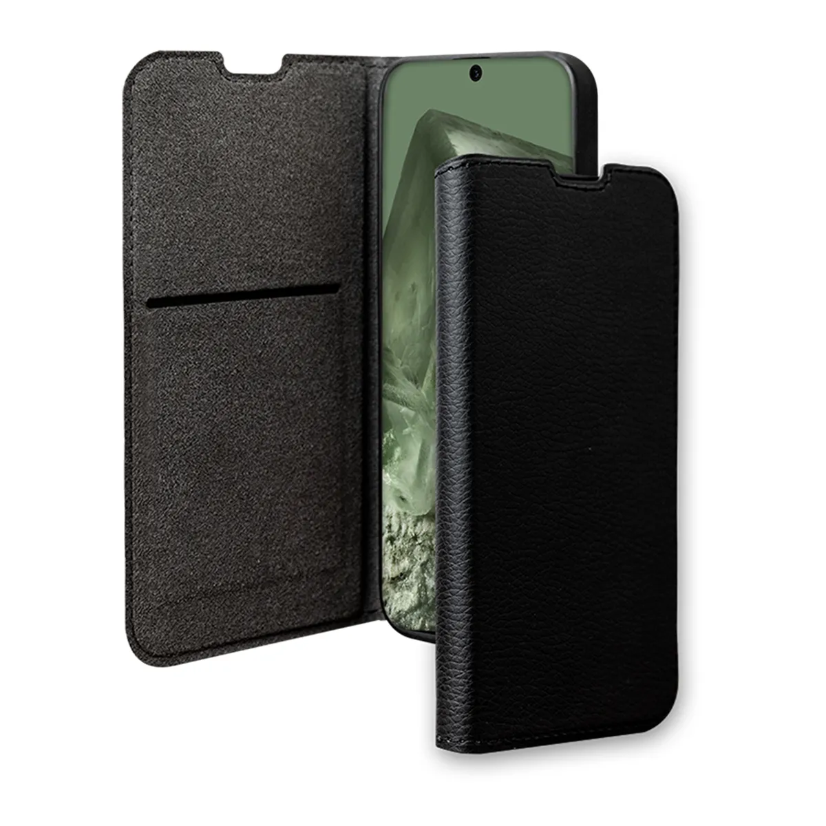 Bigben Noir Étui Pour Google Pixel 8 Folio Wallet Mfg Avec Fonction Support
