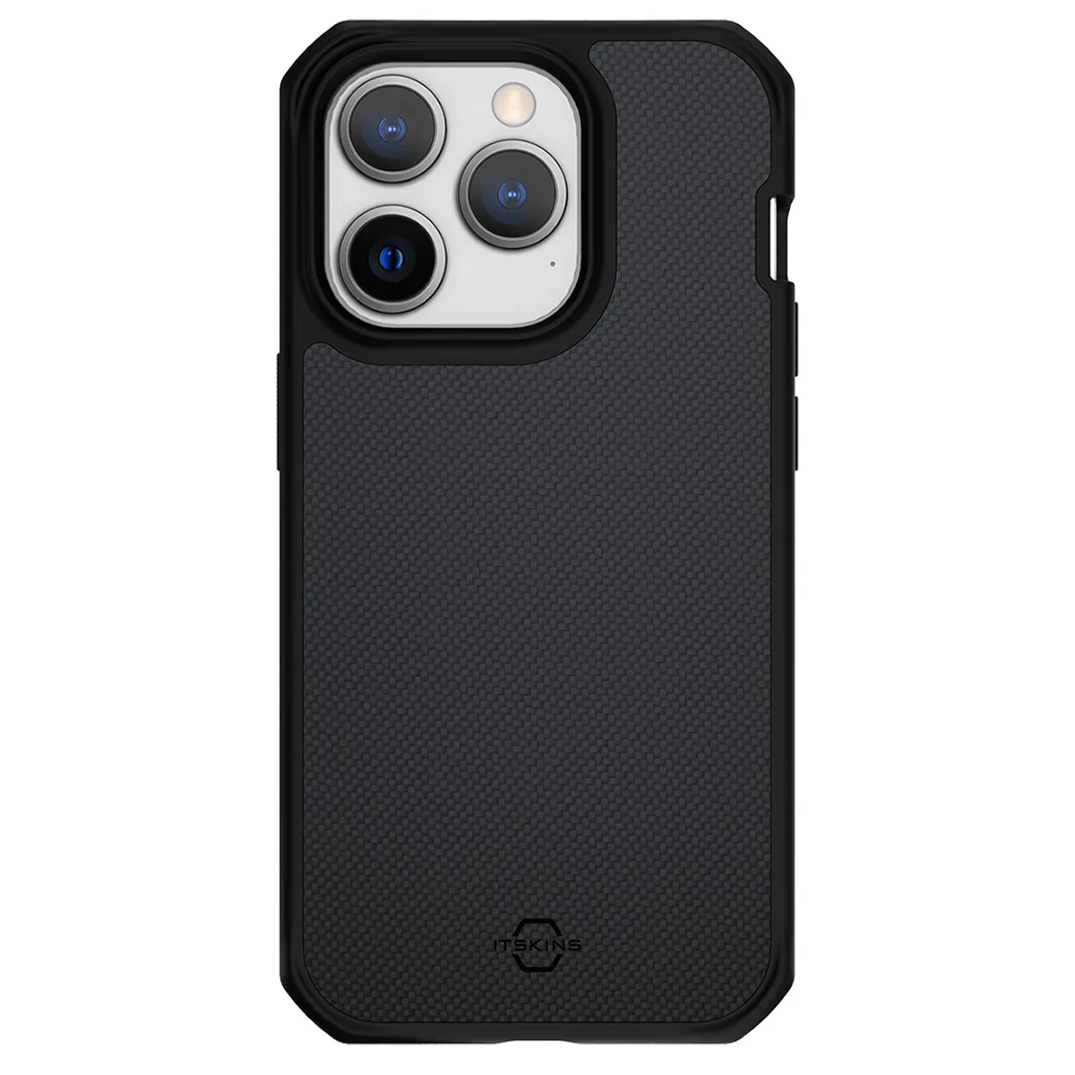 Itskins Noir Coque Pour Iphone 14 Pro Renforcée Ballistic Nylon R