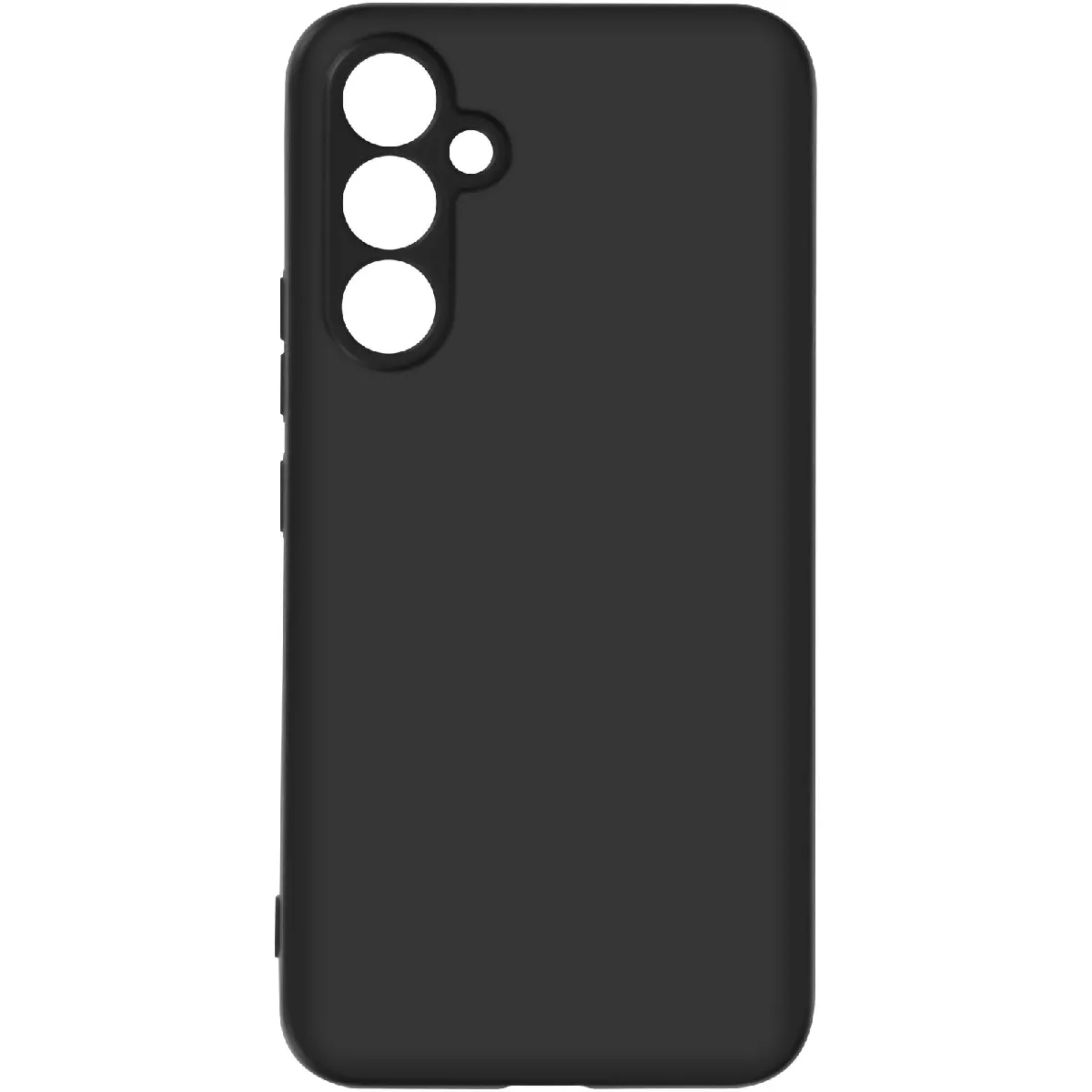 Avizar Noir Coque Pour Samsung Galaxy A54 5G Silicone Soft Touch Mate Anti-Trace