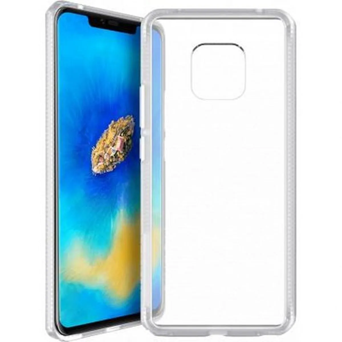 Itskins Coque Pour Huawei Mate 20 Pro Rigide Hybrid Transparent