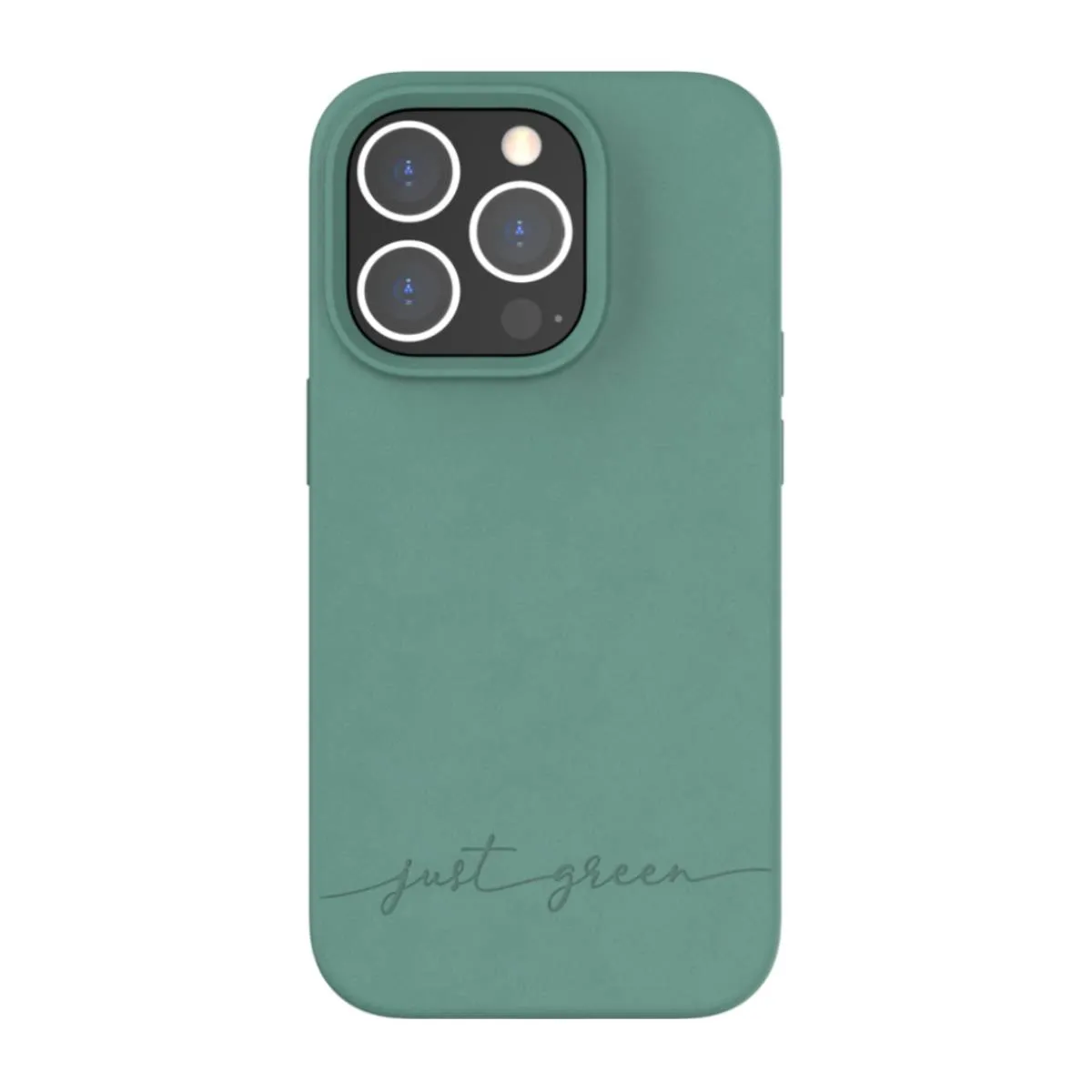 Just Green Vert Coque De Protection Pour Iphone 14 Pro Natura Recyclable