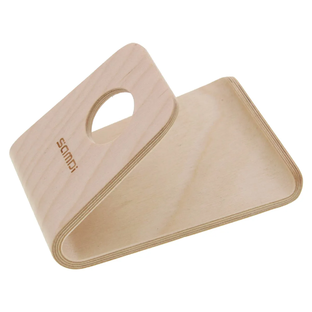 Avizar Beige Support Bureau En Bois Pour Smartphone Et Tablette - Image 3