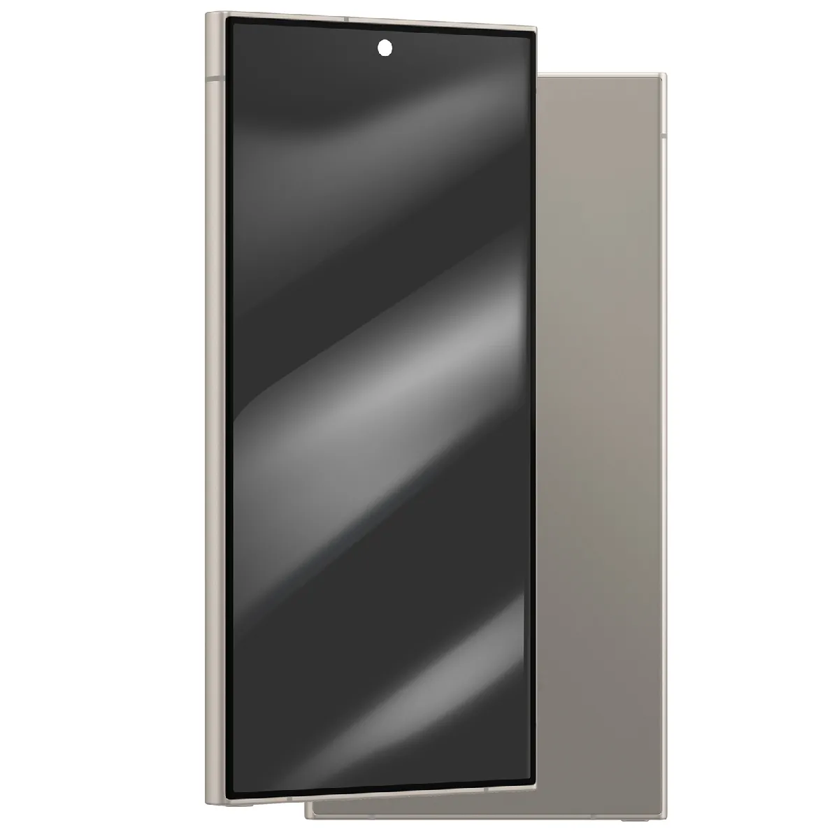 Samsung Écran Complet AMOLED pour Galaxy S24 Ultra Service Pack avec Châssis Gris
