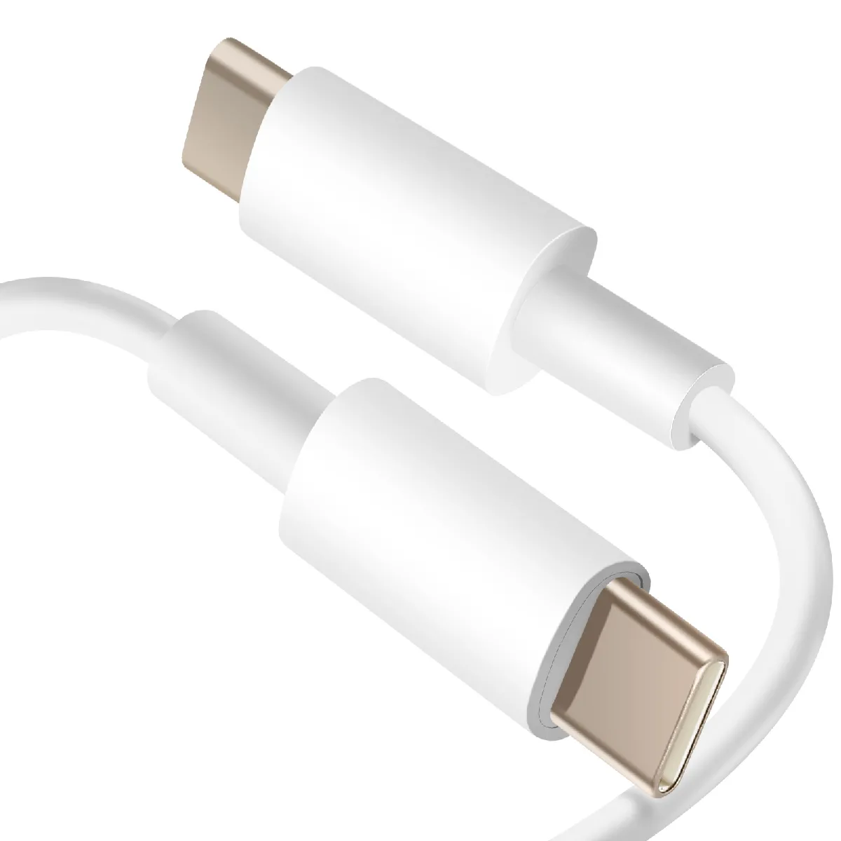 Avizar Blanc Câble Usb C Vers Usb C Charge Rapide Transfert Données 1M