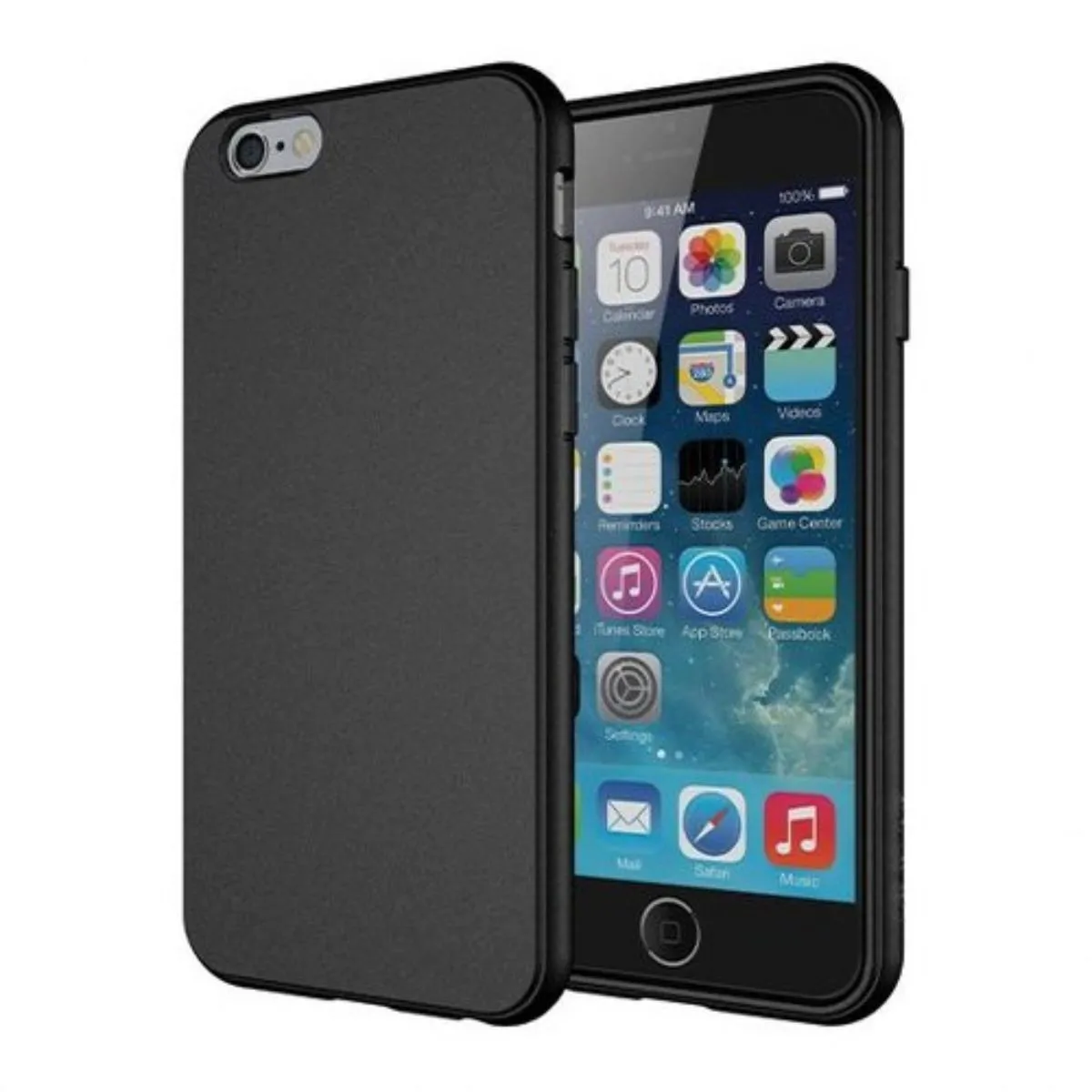 Mw Noir Coque Pour Iphone 6/6S Tpu Polygab - Neuf - Image 3