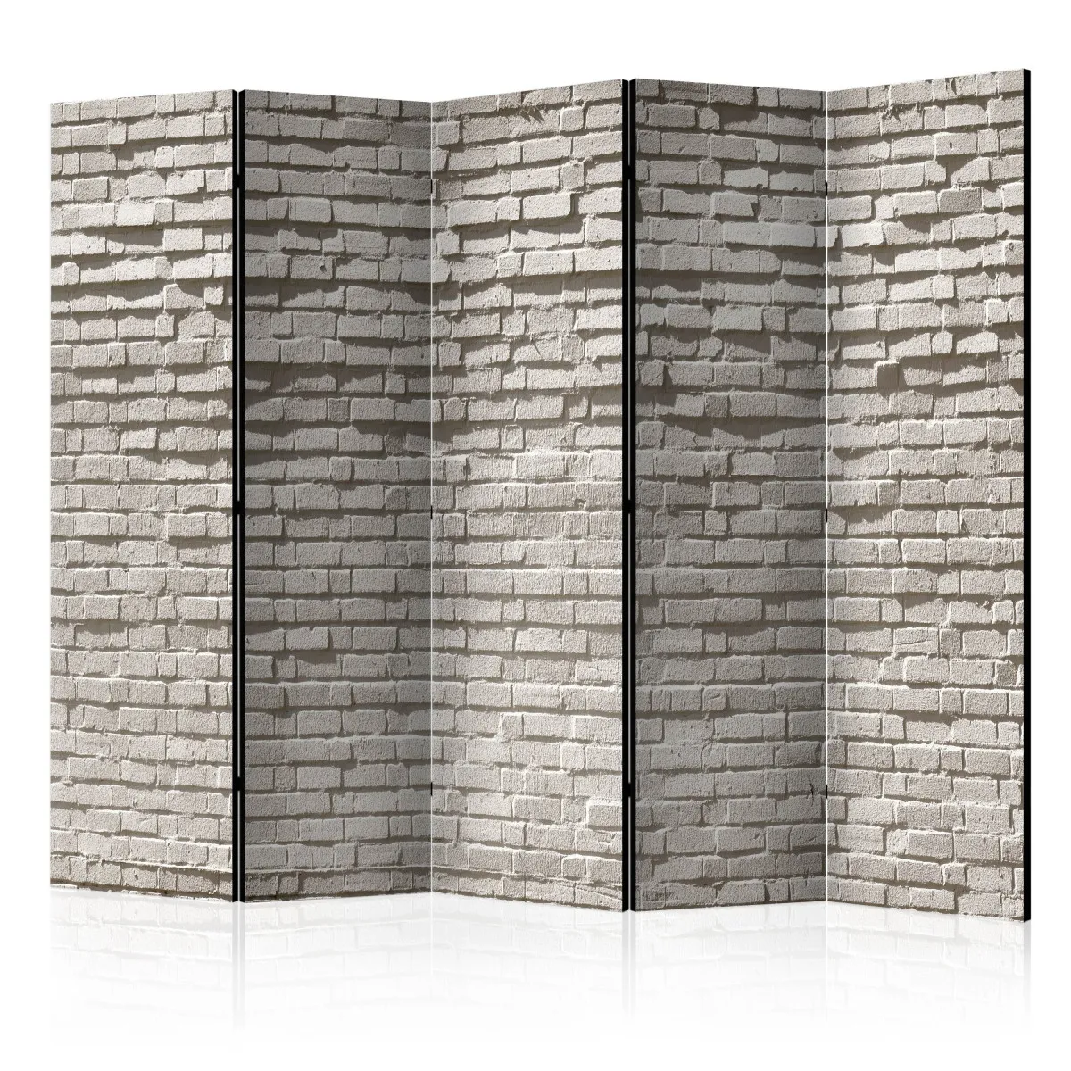 Paravent 5 volets - Brick Wall: Minimalism II [Room Dividers] - 225x172 (38469)