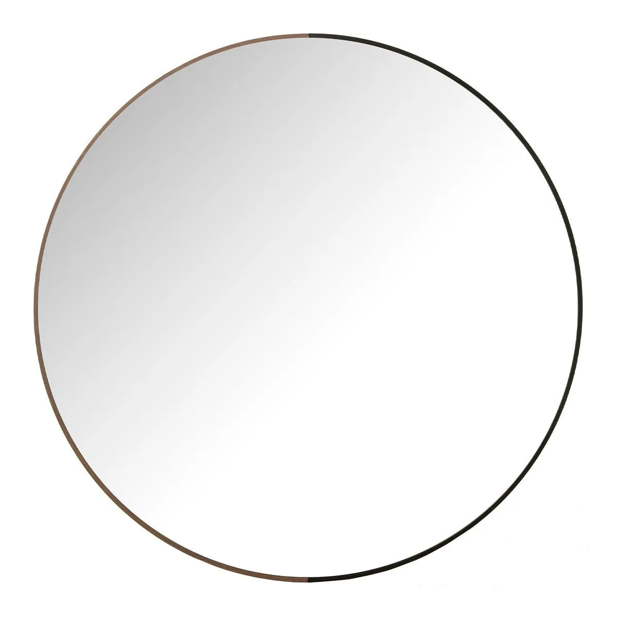 Paris Prix Noir Miroir Mural Rond Alicia
