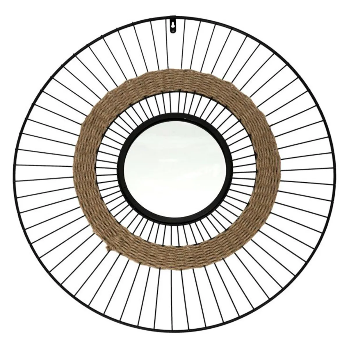 Paris Prix Noir Miroir Mural Rond Design