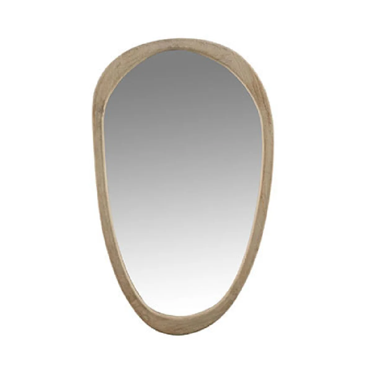 GENERIQUE - Miroir Mural - Bois - 83cm - Naturel - Image 2