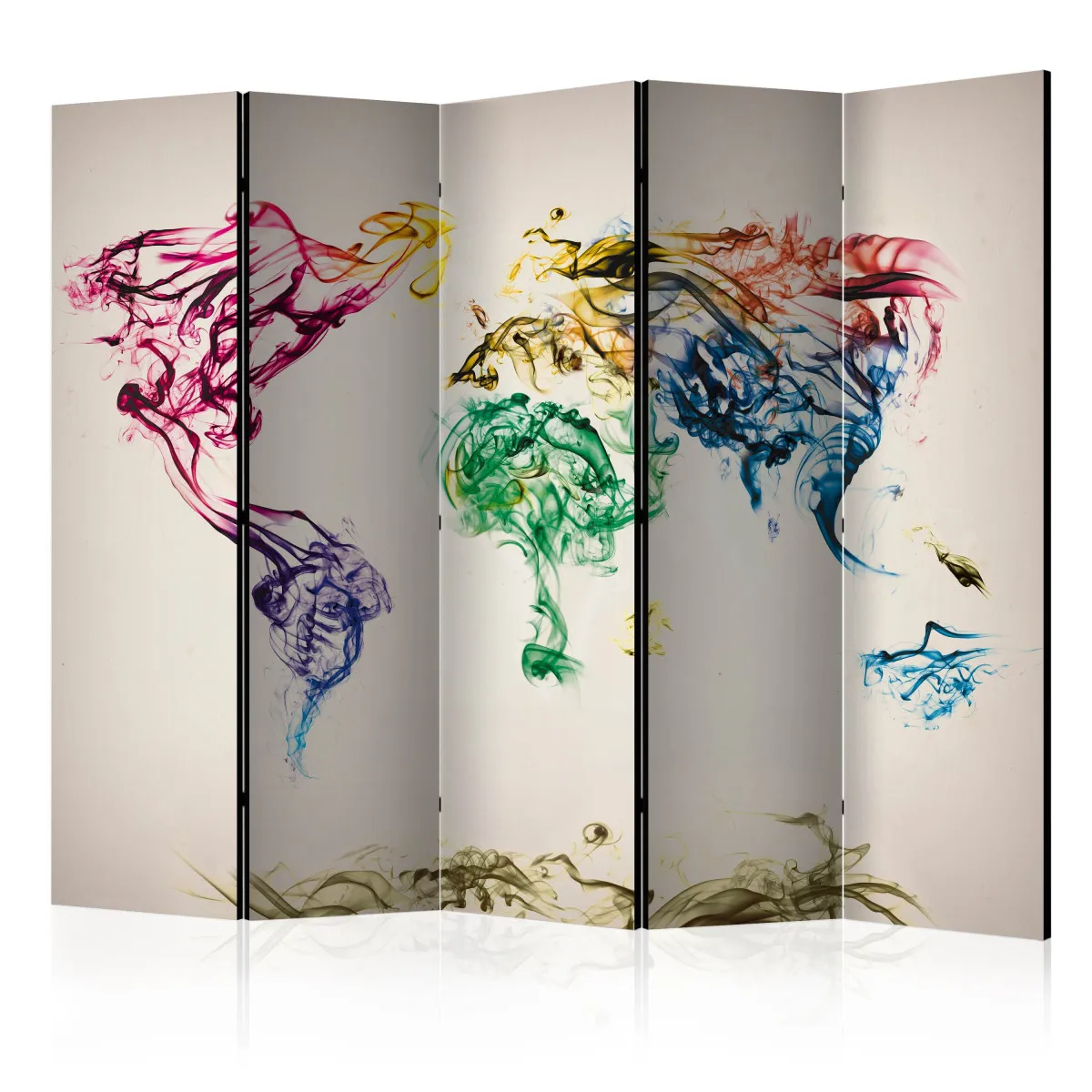 Paravent 5 volets - Dancing smoke trails II [Room Dividers] - 225x172 (38781)