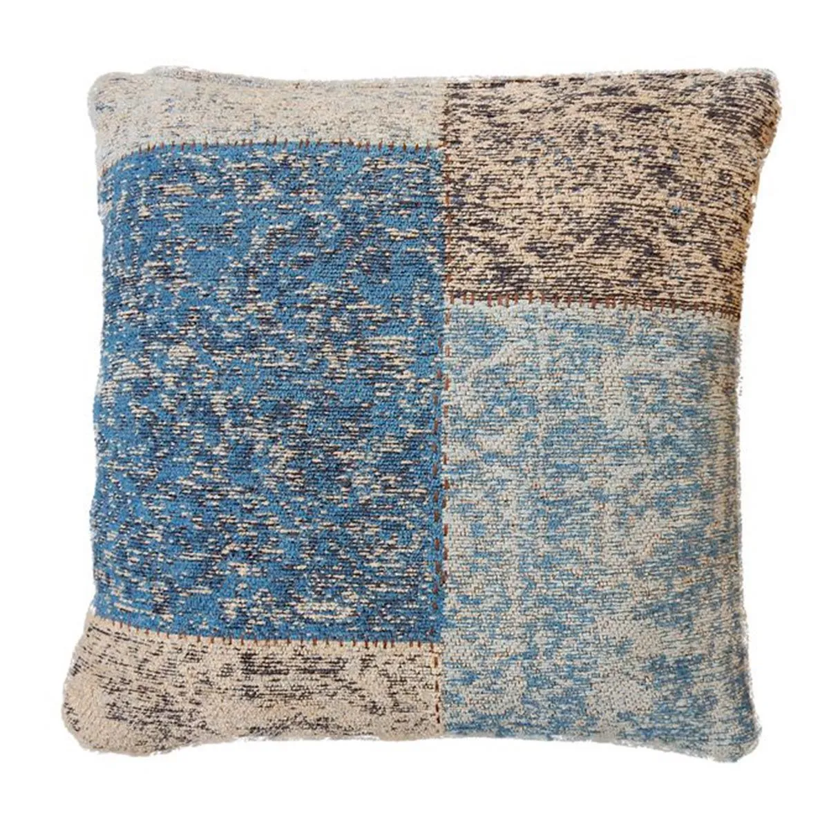 Generique Bleu Coussin Déco "Symphonia" 45X45cm - Image 2
