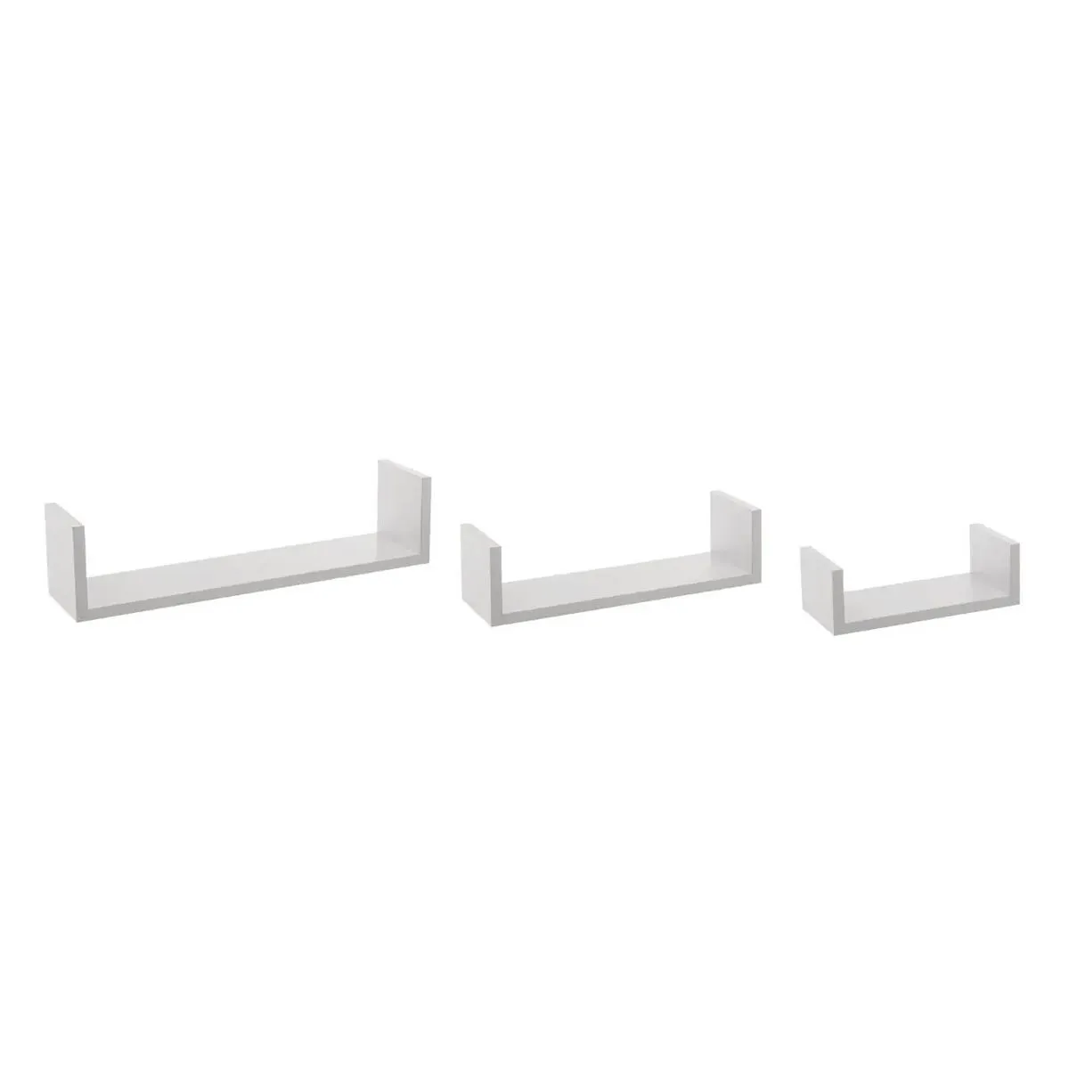 Lot de 3 Étagères Murales Bord 42cm