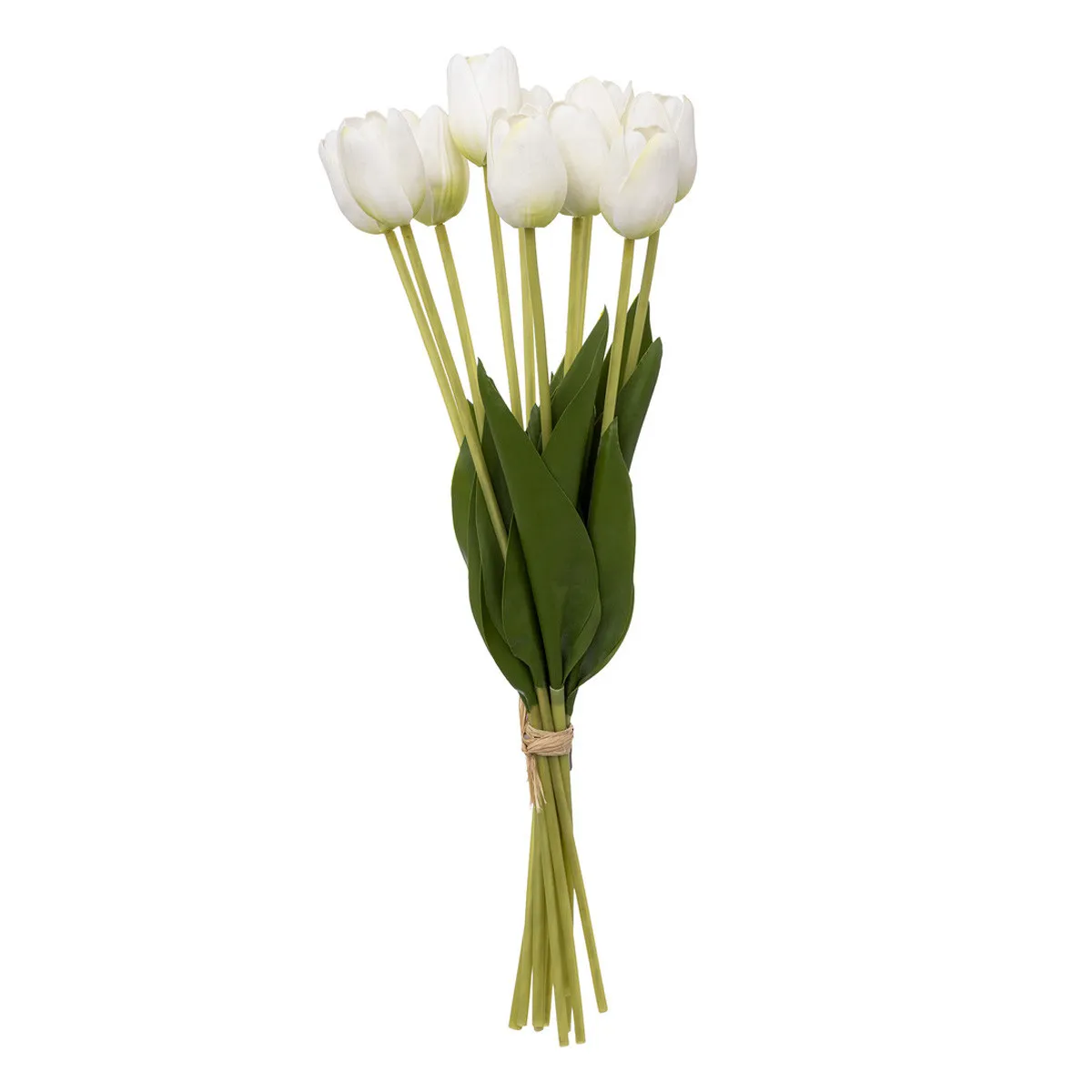 Atmosphera Blanc Bouquet De Fleurs Artificielles Tulipes 48Cm