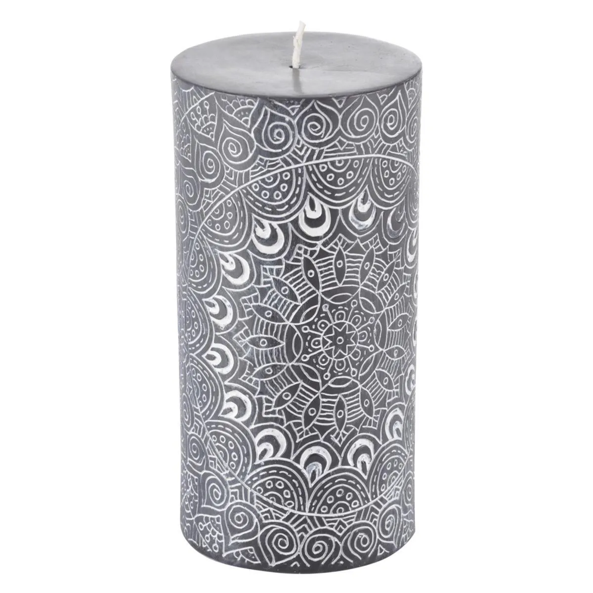 Bougie Pilier Mandala Graphic Ethnic 14cm - vue 1