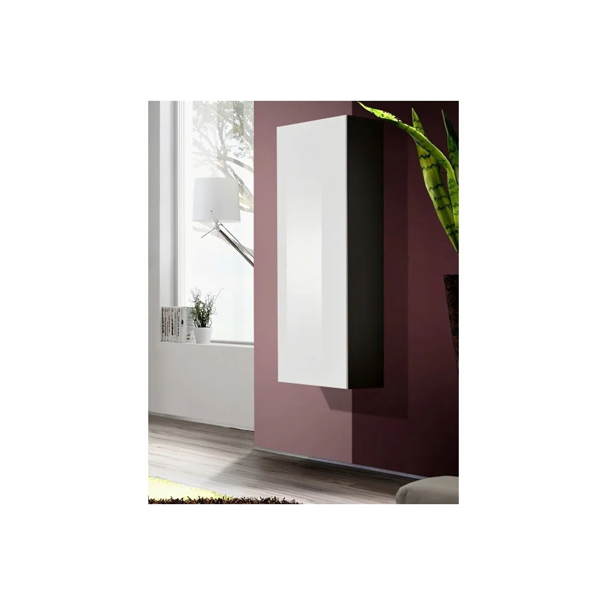 Vitrine Murale Design Fly A1 126cm &