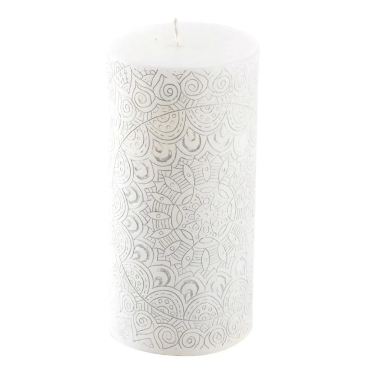 Bougie Pilier Mandala Graphic Ethnic 14cm - vue 3
