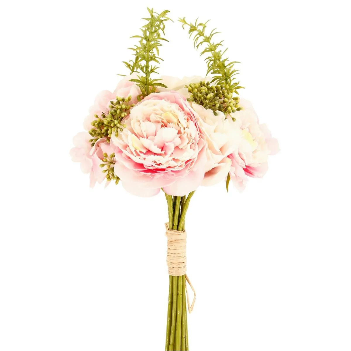 ATMOSPHERA - Bouquet de Fleurs Celia - Rose - 35cm - Image 3