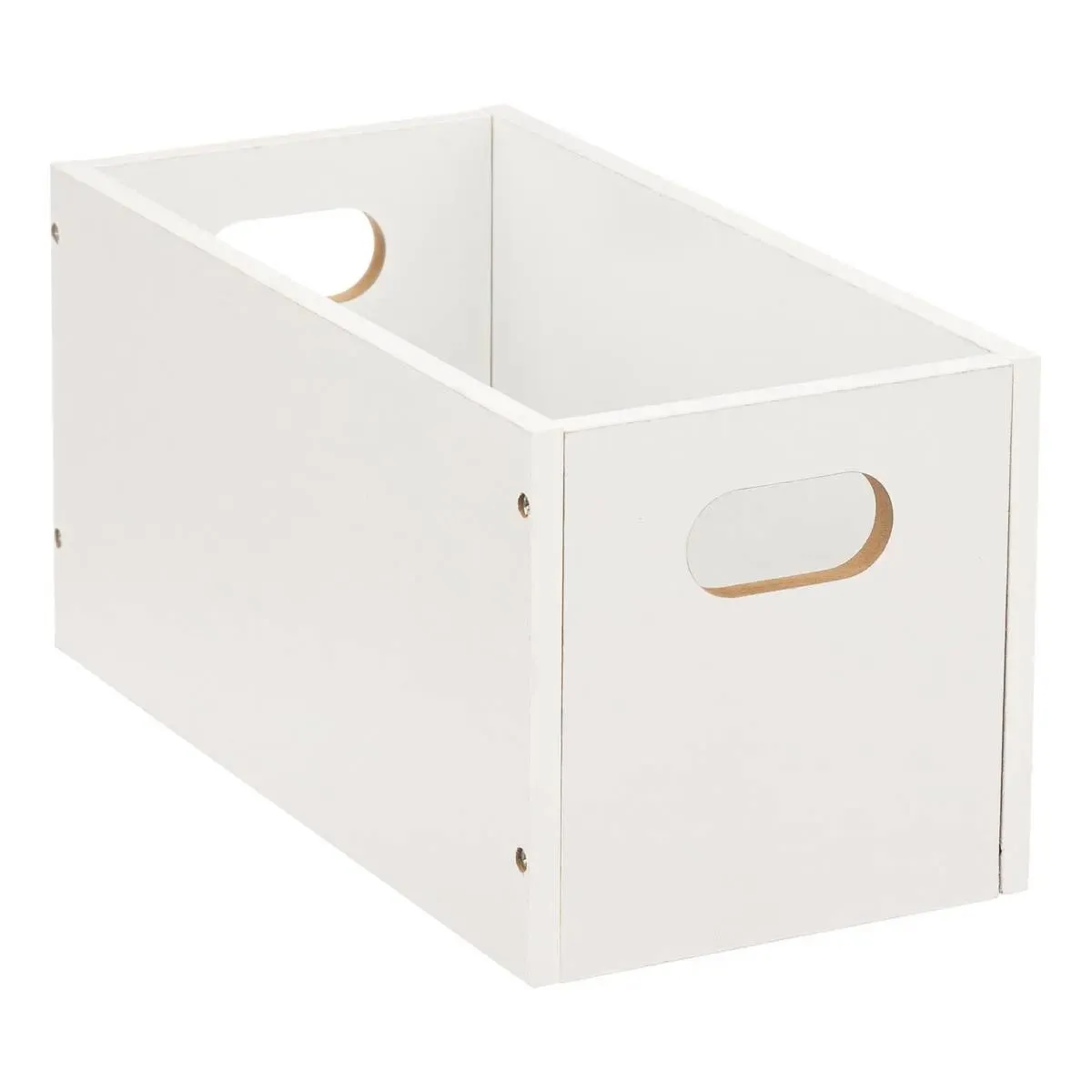 Autre Boîte de rangement - Blanc - MDF_E2 - L. 15 x P. 30,5 x H. 15 cm