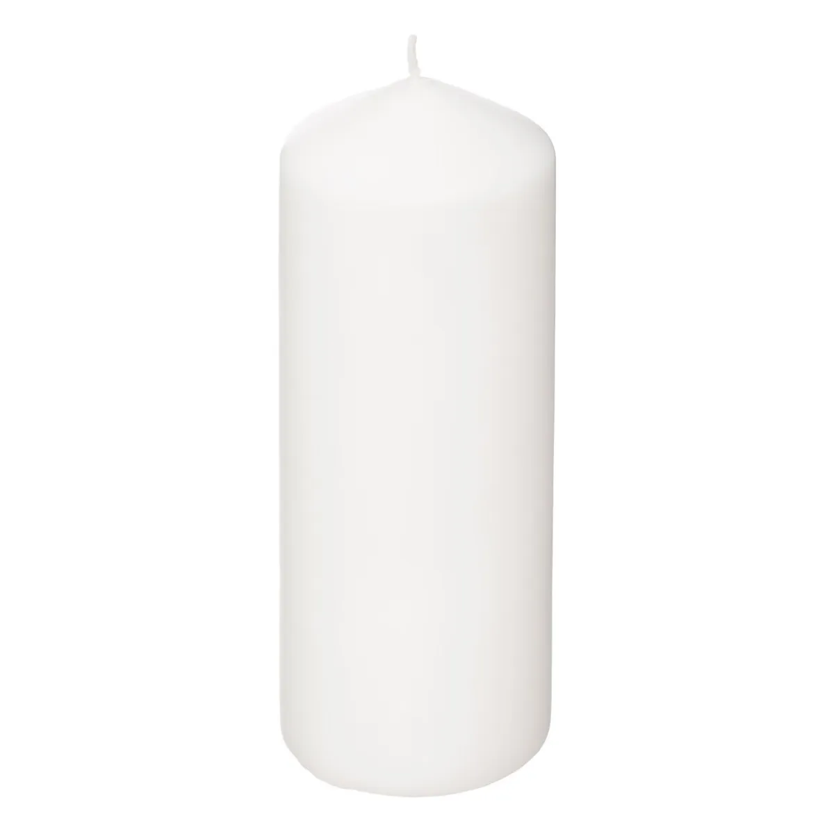 ATMOSPHERA - Bougie Ronde Comptoir - 18cm - Blanc - Image 2