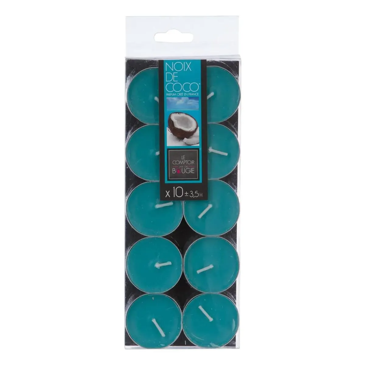 Lot de 30 Bougies Chauffe Plat Parfumées 3 7cm Coco - vue 2