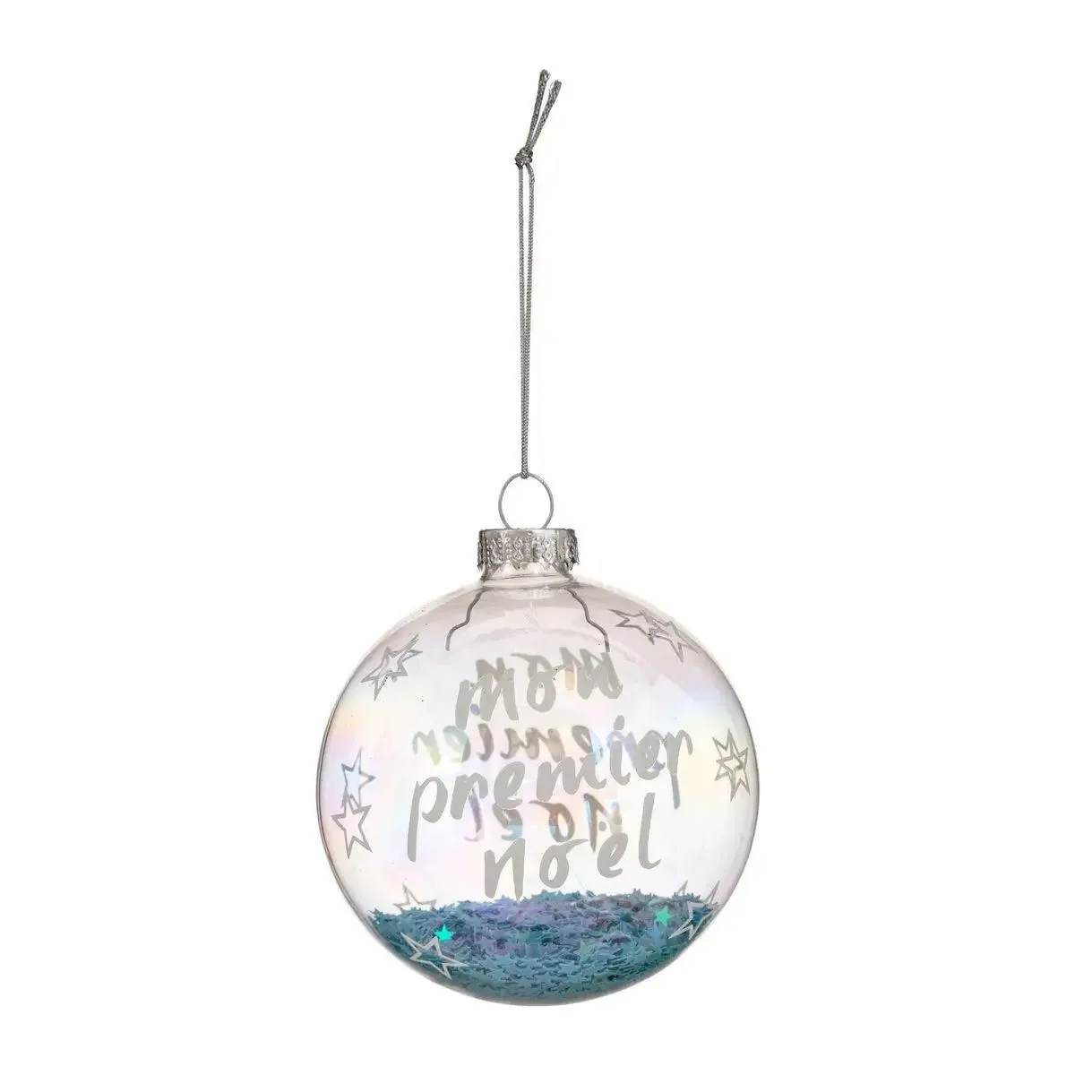 Boule de Noël Déco Douceur des Neiges 8cm