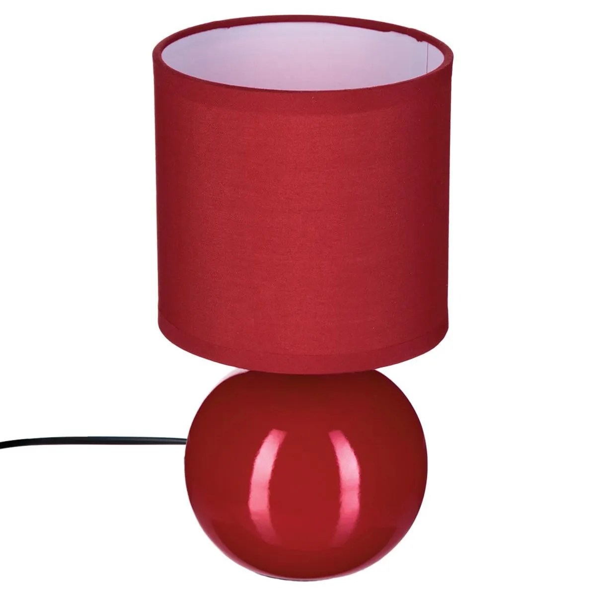Atmosphera Rouge Lampe - Céramique - H 25 Cm - Image 2