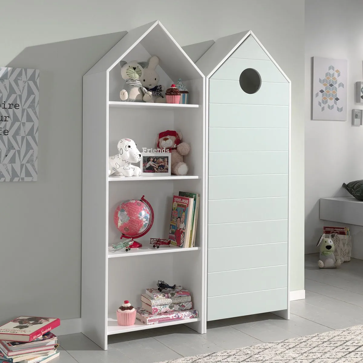 Pack Étagère & Armoire 4 Niveaux Casami 171cm & - vue 3