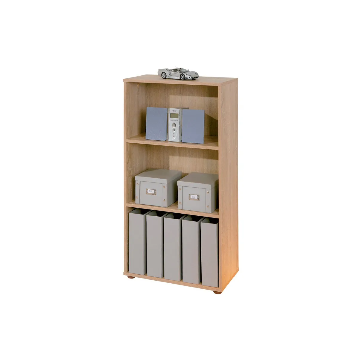 Paris Prix Étagère 3 Niveaux Delnice 110Cm Chêne Sonoma