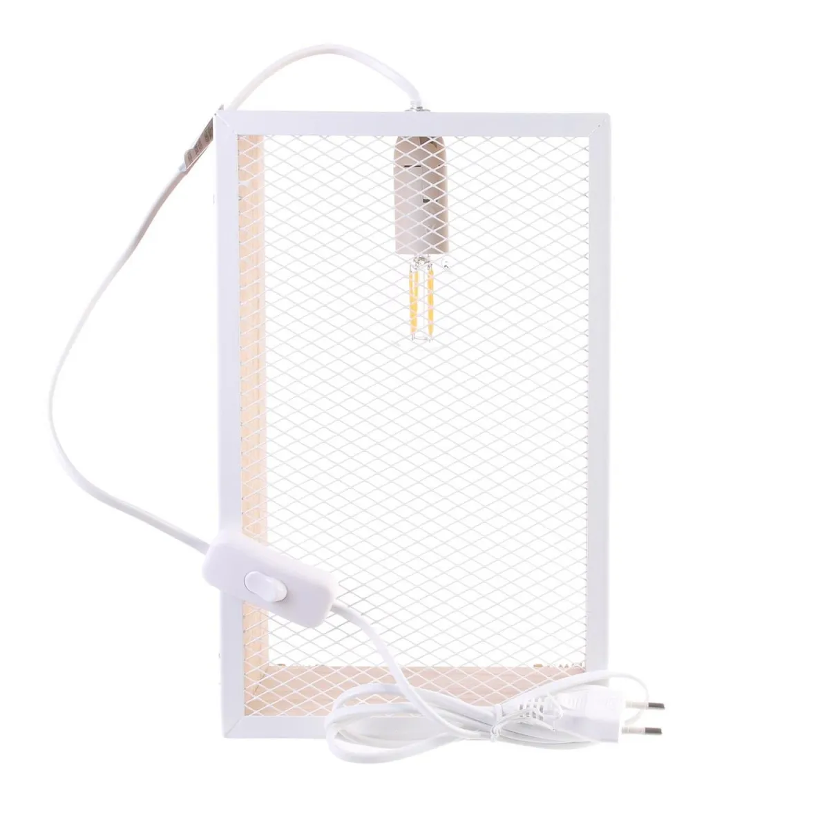 Paris Prix Blanc Lampe À Poser Bois Métal