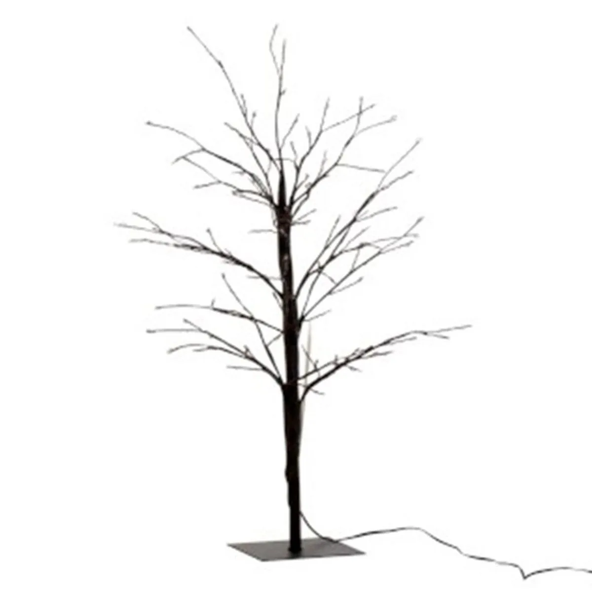 Paris prix lampe déco arbre nu LED - Noir