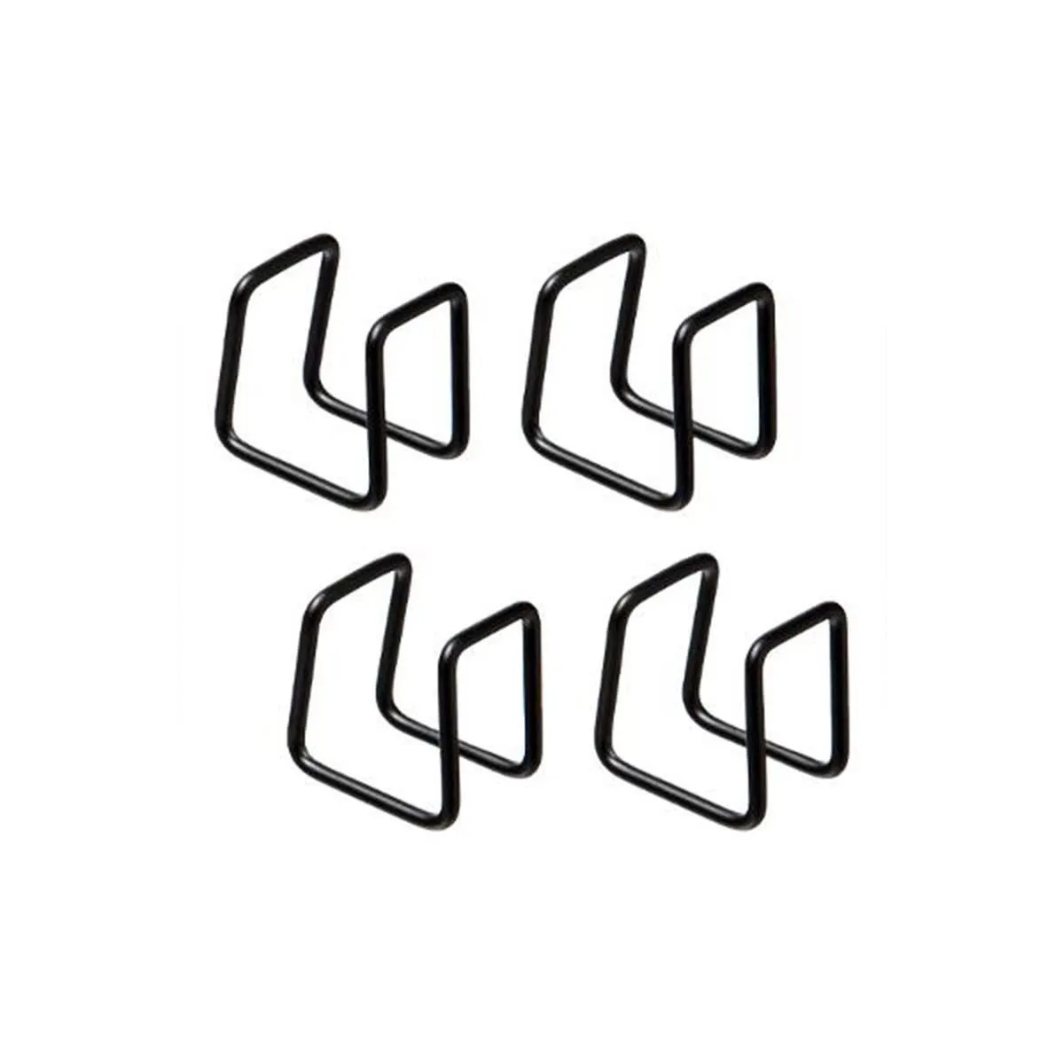 Five Simply Smart Noir Lot De 4 Clips De Fixation Mix N'modul 3Cm