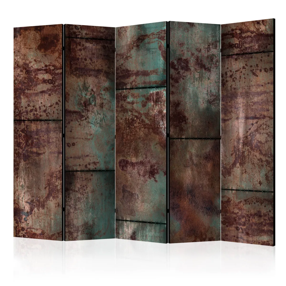 Paravent 5 volets - Dark Metal Sheet II [Room Dividers] - 225x172 (38809)