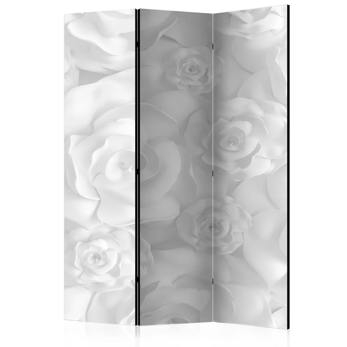 Paravent 3 volets - Plaster Flowers [Room Dividers] - 135x172 (39900)