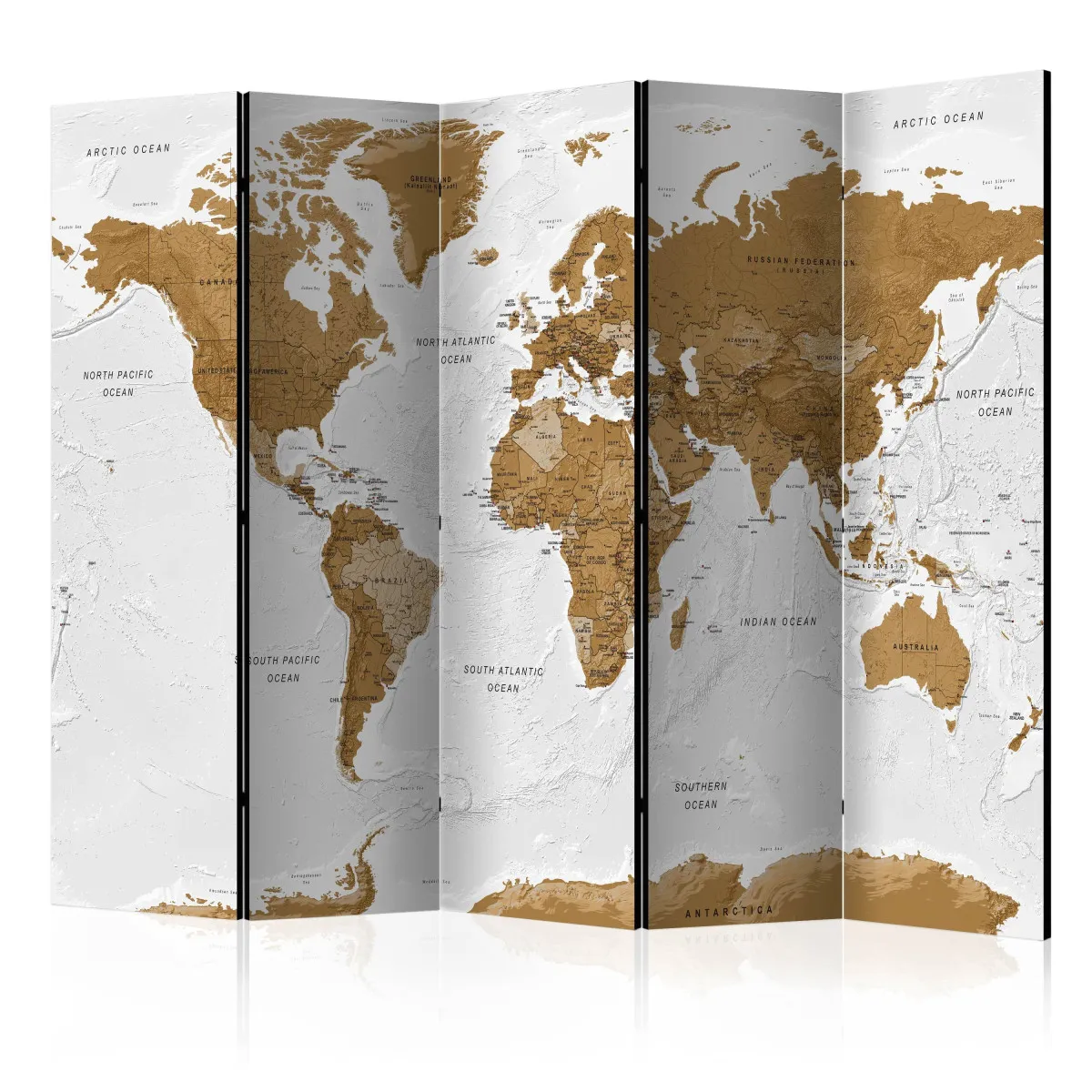 Paravent 5 volets - White Oceans [Room Dividers] - 225x172 (40751)