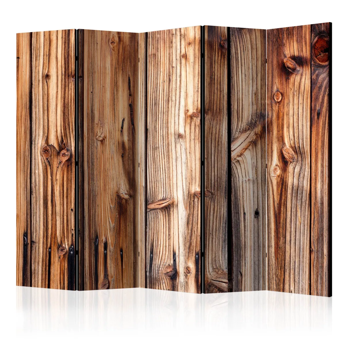 Artgeist - Paravent 5 volets - Wooden Chamber ii [Room Dividers] 225x172