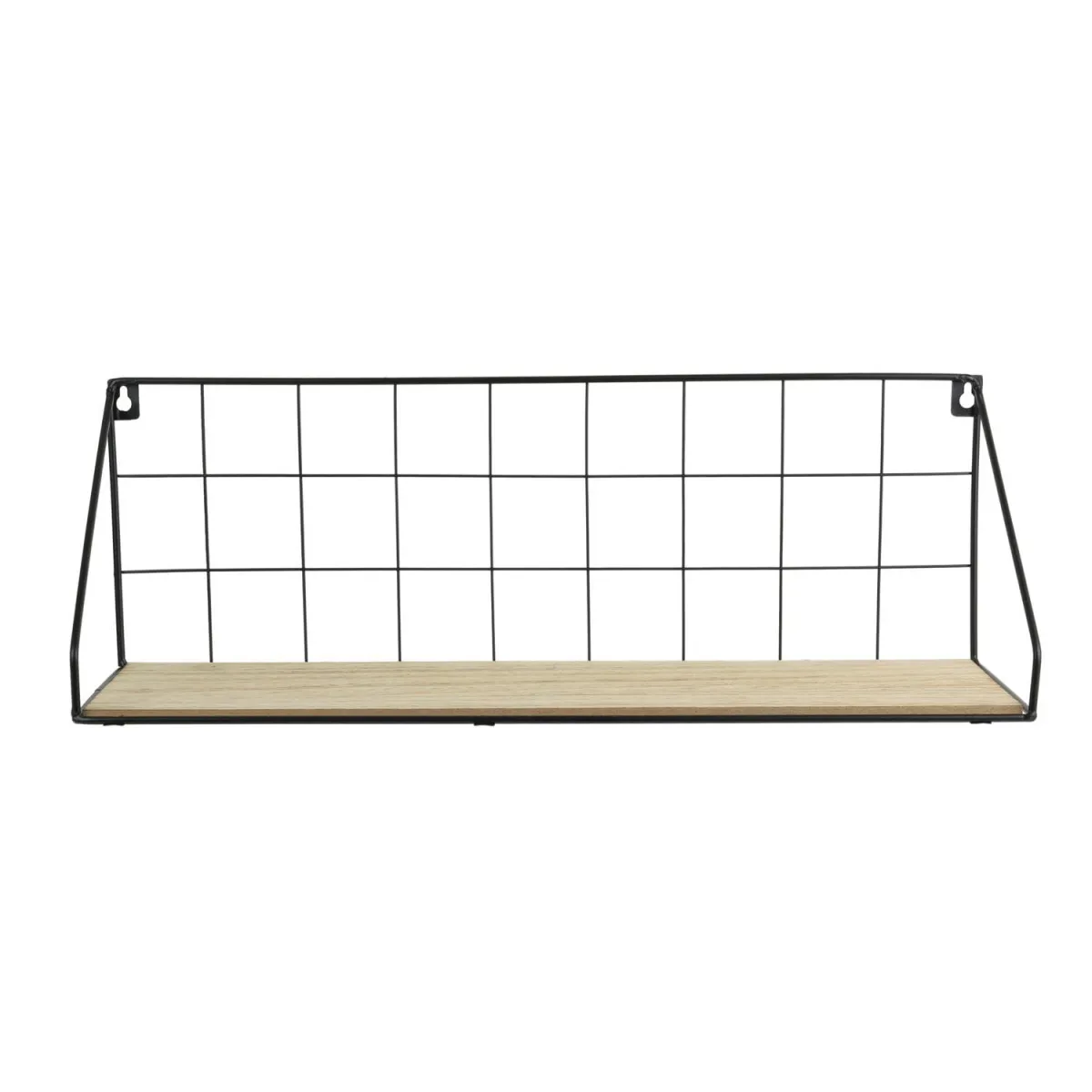 &Eacute;tag&egrave;re Murale Design Hulka 45cm Naturel & Noir