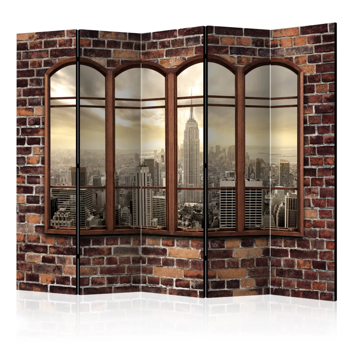 Paravent 5 volets - Unusual View II [Room Dividers] - 225x172 (40627)