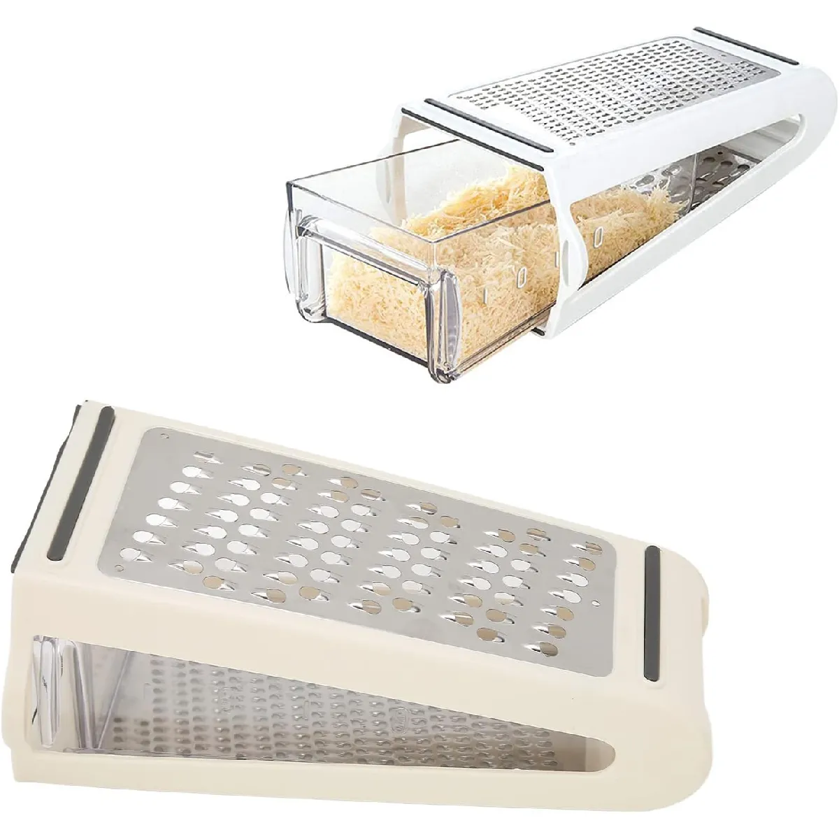 Vendos85 Râpe À Fromage Avec Récipient Amovible