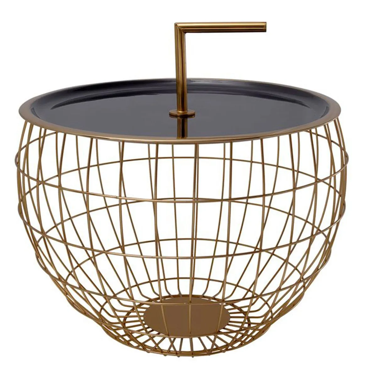 Paris Prix Noir Table D'appoint Design Jouy 49Cm