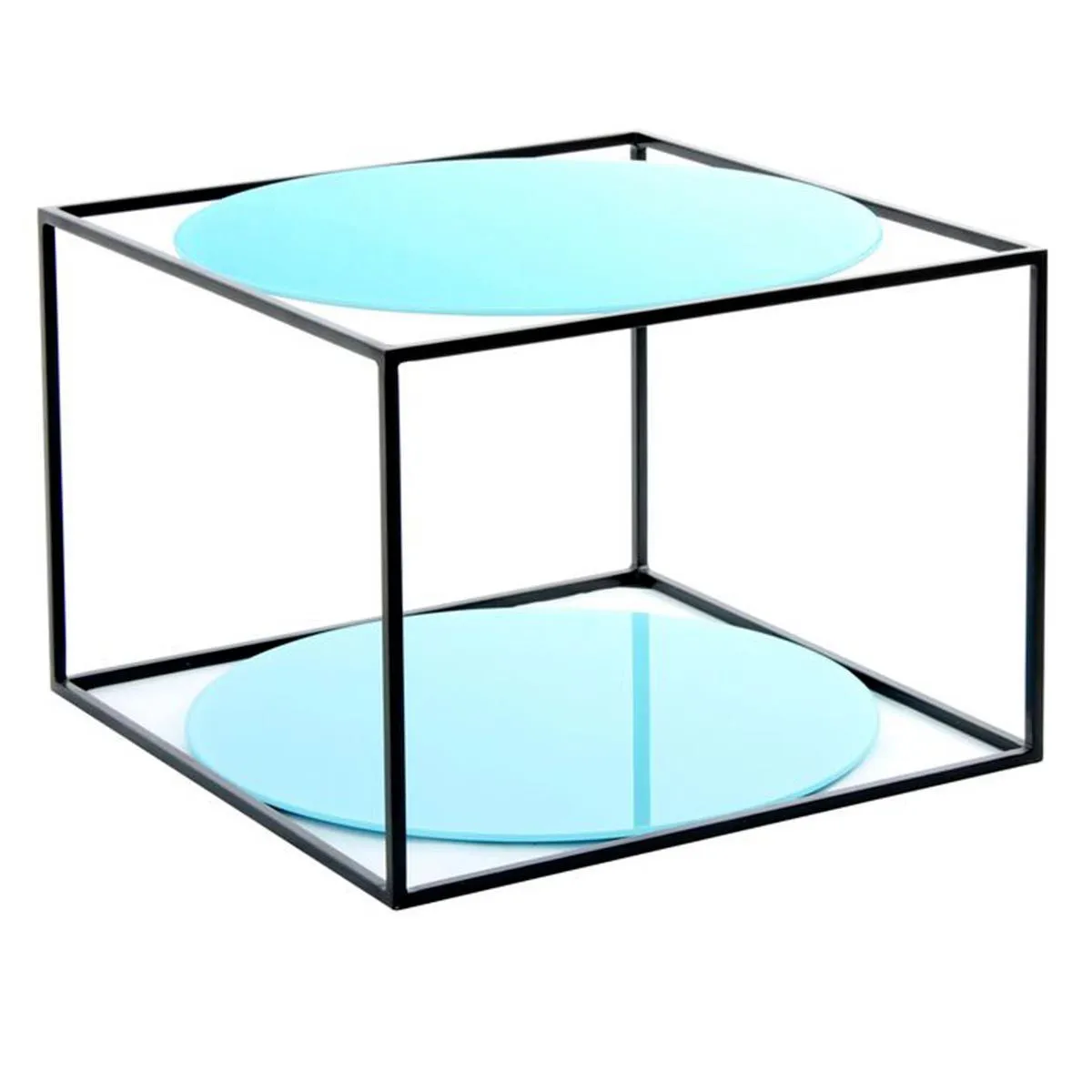 Paris Prix Bleu/Noir Table D'appoint Design Cody 50Cm &