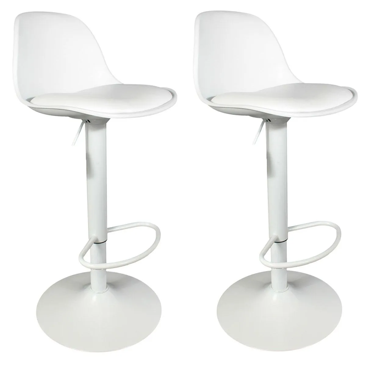 LOT DE 2 TABOURETS DE BAR ISAK M2