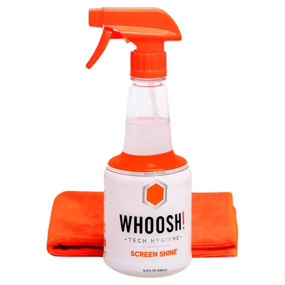 Générique Whoosh Kit Nettoyant Ecran 500 Ml Avec Chiffon Microfibre Transparent