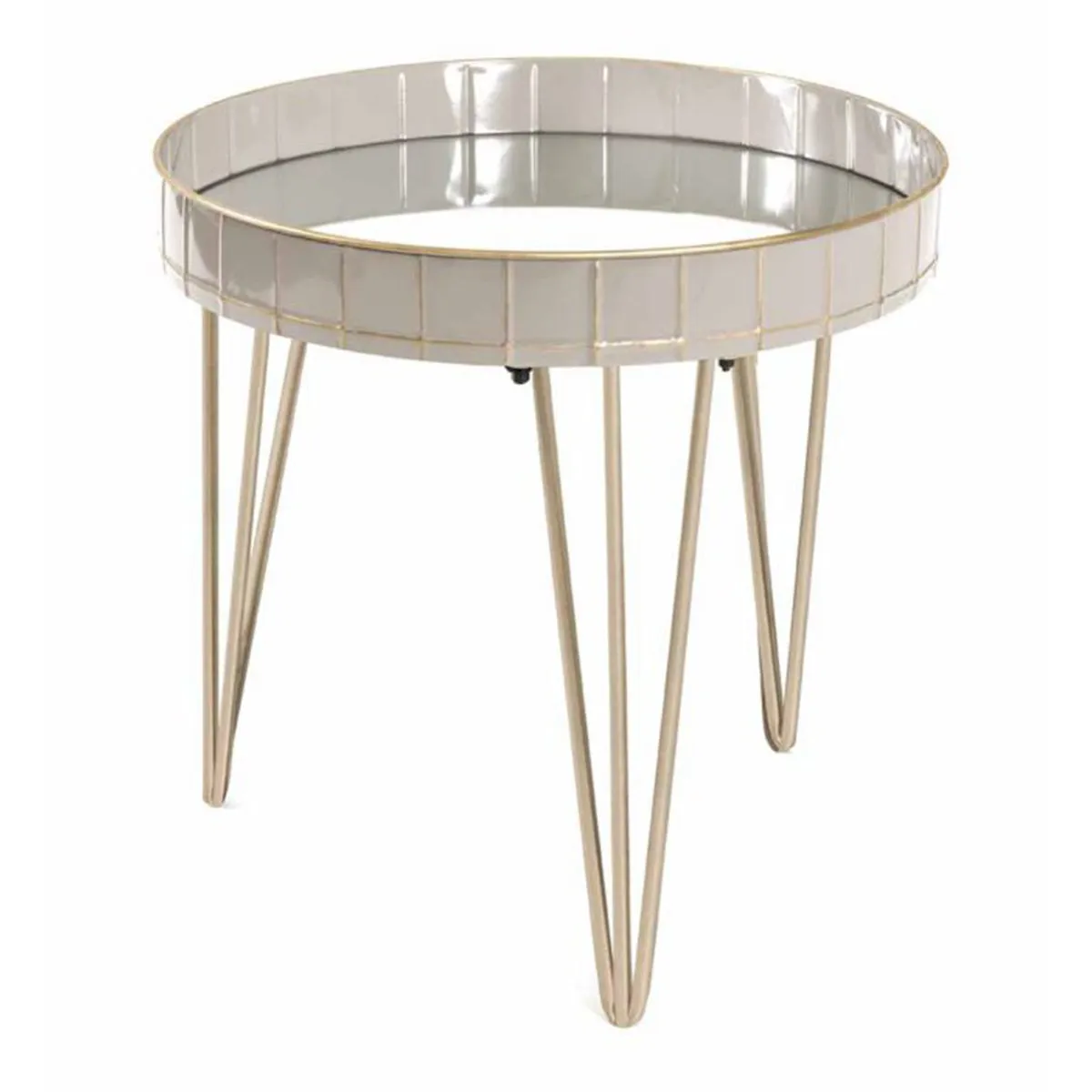 Paris Prix Gris Table D'appoint Déco Andrés 51Cm