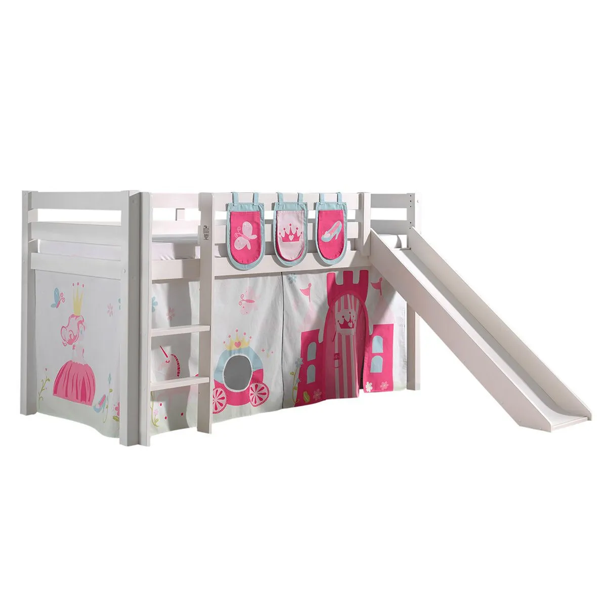 Pack Lit Enfant Toboggan Tente & 3 Pochettes Pino Princesse